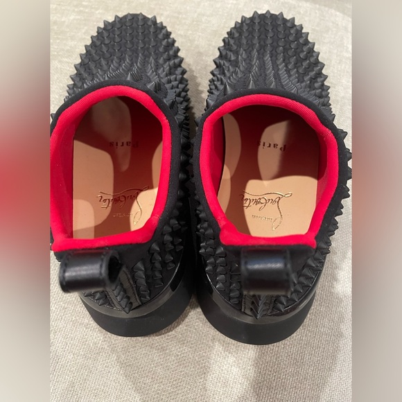 Christian Louboutin Spike Sock Cloth Sneakers. 🖤🌸 - Picture 4 of 8